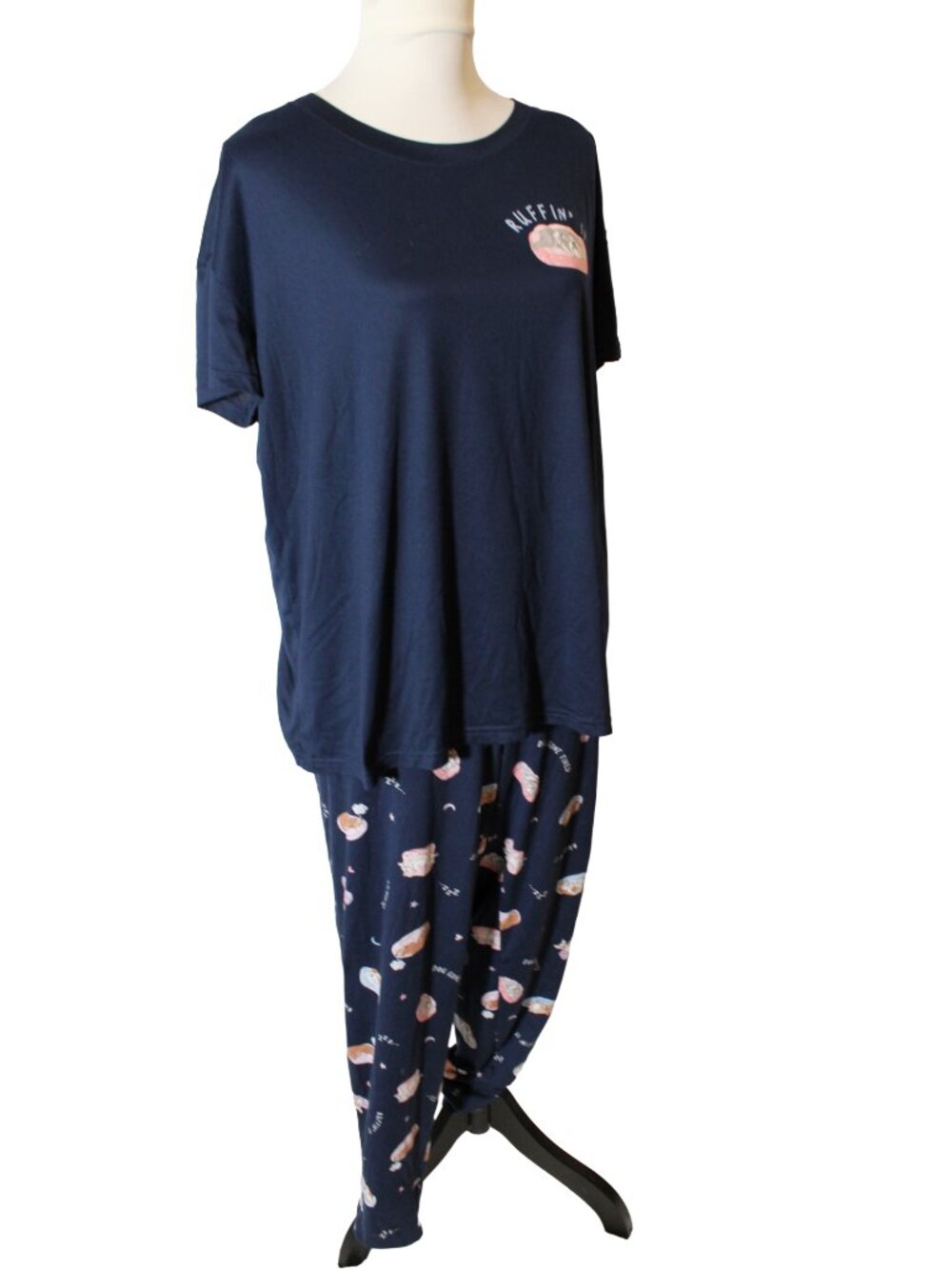 Joyspun Dogs Pajama Set Ruffin It XL 16 18
